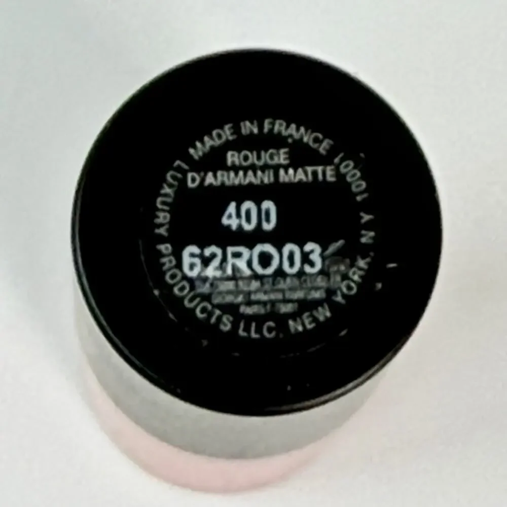 Giorgio Armani Intense Matte Comfort Lip Stick Rouge 400 Travel .004oz 1.6g New